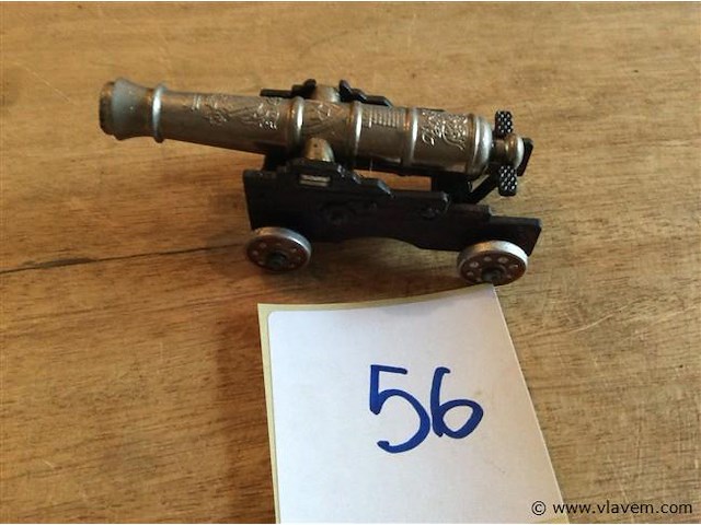 Kanon metaal met veer - afbeelding 1 van  3