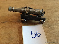 Kanon metaal met veer - afbeelding 1 van  3
