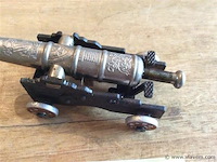 Kanon metaal met veer - afbeelding 2 van  3