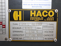Kantbank haco pee s 40 200 met bedieningsstation easybend-2d. bouwjaar 1992. capaciteit 200 ton. werklengte... - afbeelding 6 van  7