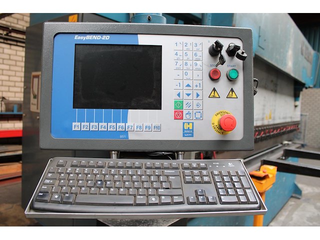 Kantbank haco pee s 40 200 met bedieningsstation easybend-2d. bouwjaar 1992. capaciteit 200 ton. werklengte... - afbeelding 7 van  7