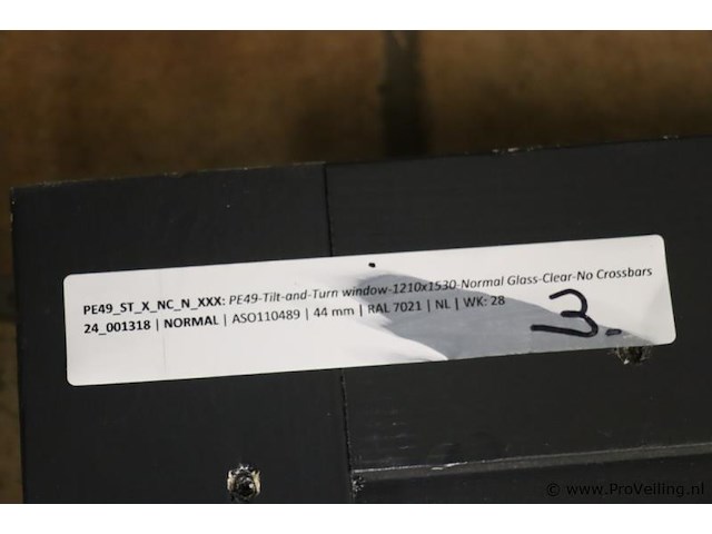 Kantel-kiepraam pe49 - 159.5x8x127cm - afbeelding 4 van  5