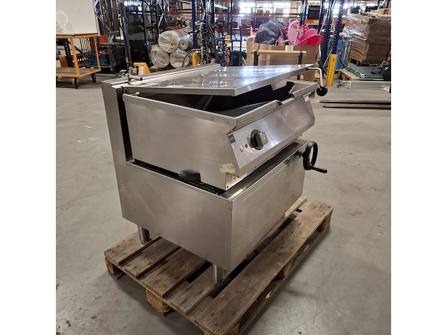 Kantelbare braadslede, zanussi, z7brehsnf0 | 60 liter | 380v, grijs / chroom, 2015 - afbeelding 2 van  8