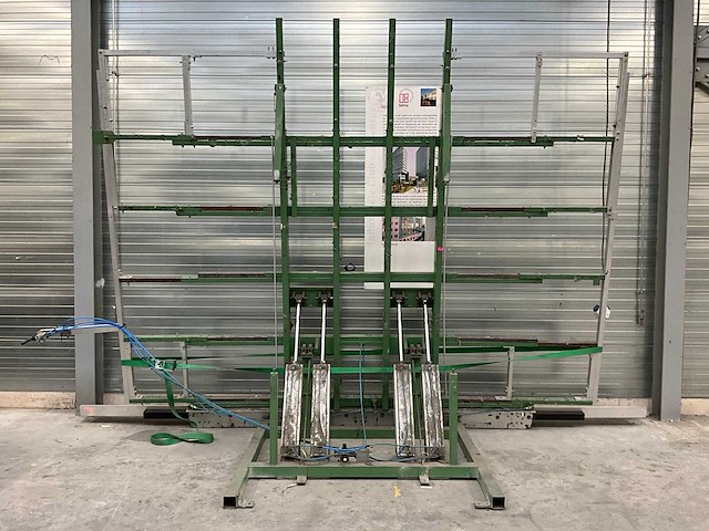 Kanteltafel v.v. 4 pneumatische cilinders 410x340x90cm - afbeelding 3 van  5