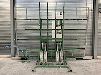 Kanteltafel v.v. 4 pneumatische cilinders 410x340x90cm - afbeelding 2 van  3