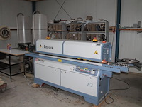 Kantenaanlijmmachine hebrock f2 met dubbele afzuiging spero 3pk. bouwjaar 2015.