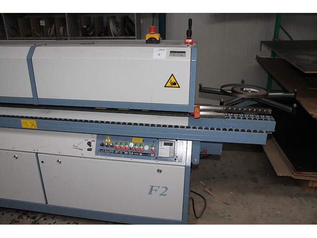Kantenaanlijmmachine hebrock f2 met dubbele afzuiging spero 3pk. bouwjaar 2015. - afbeelding 2 van  6