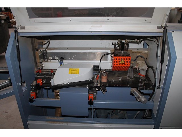 Kantenaanlijmmachine hebrock f2 met dubbele afzuiging spero 3pk. bouwjaar 2015. - afbeelding 5 van  6