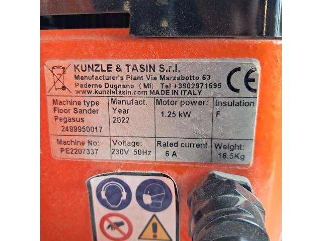 Kantenschuurmachine - 300mm - 230v künzle & tasin, pegasus, bouwjaar 2022 - afbeelding 3 van  15