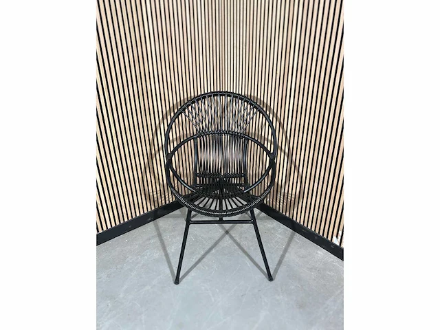 Kantine stoel zwart (4x) - afbeelding 2 van  4