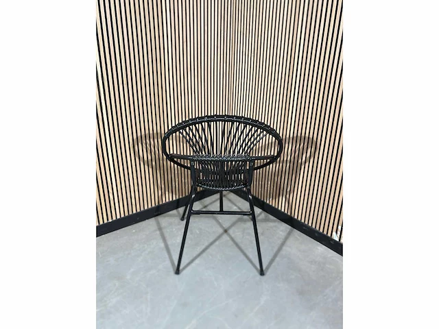 Kantine stoel zwart (4x) - afbeelding 4 van  4