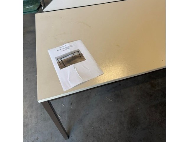 Kantine tafel buromix, creme, bouwjaar 2012 - afbeelding 1 van  1