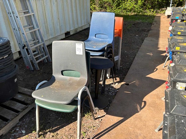 Kantinestoel (10x) - afbeelding 1 van  5