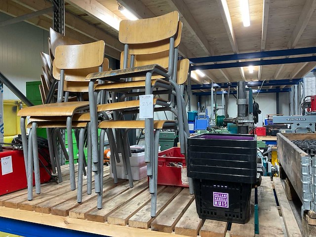 Kantinestoel (13x) - afbeelding 1 van  3