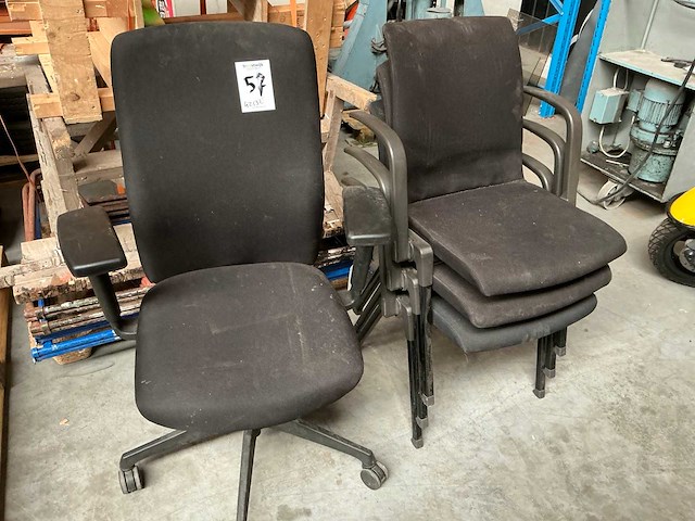 Kantinestoel (4x) - afbeelding 1 van  4