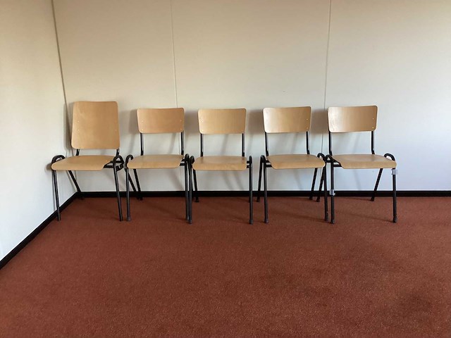 Kantinestoel (5x) - afbeelding 1 van  5