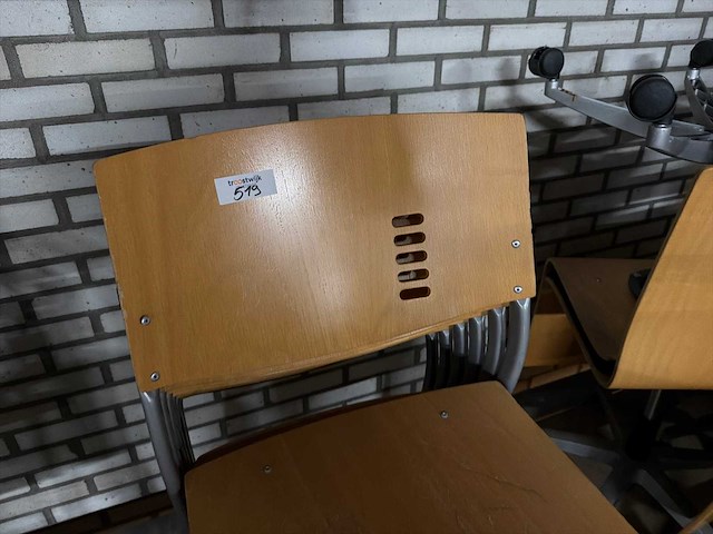 Kantinestoel (6x) - afbeelding 2 van  3