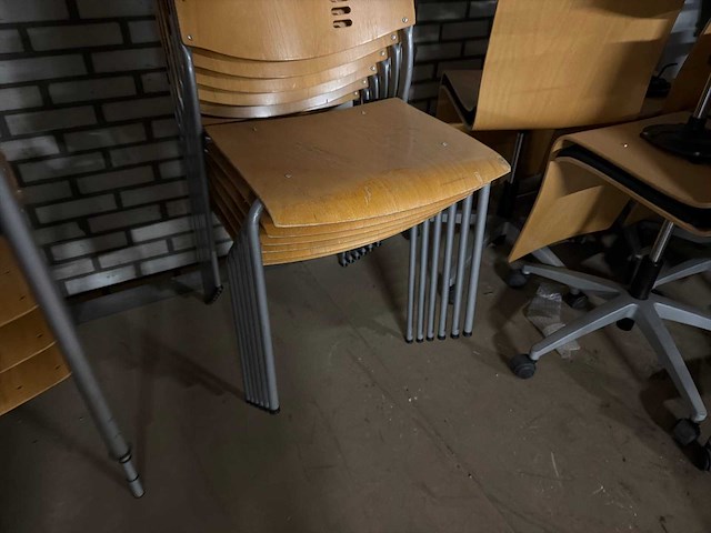 Kantinestoel (6x) - afbeelding 3 van  3