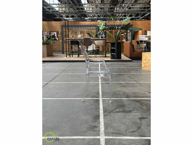 Kantinestoel | doorzichtig (15x) - afbeelding 3 van  4