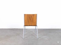 Kantinestoel hout en metaal (24x) - afbeelding 5 van  6