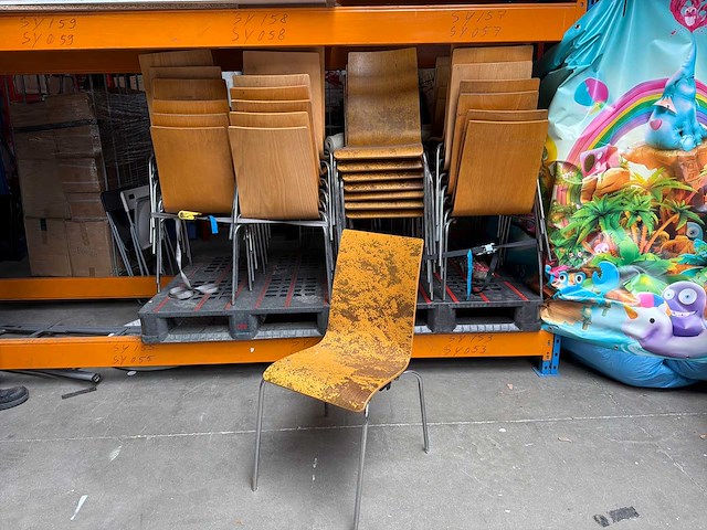 Kantinestoel met print (koppelbaar) (48x) - afbeelding 5 van  5