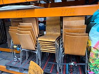 Kantinestoel met print (koppelbaar) (48x) - afbeelding 2 van  5