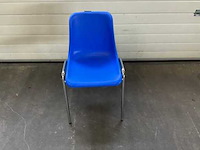 Kantinestoel / stapelstoel (10x) - afbeelding 2 van  5