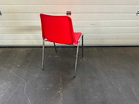 Kantinestoel / stapelstoel (10x) - afbeelding 4 van  7