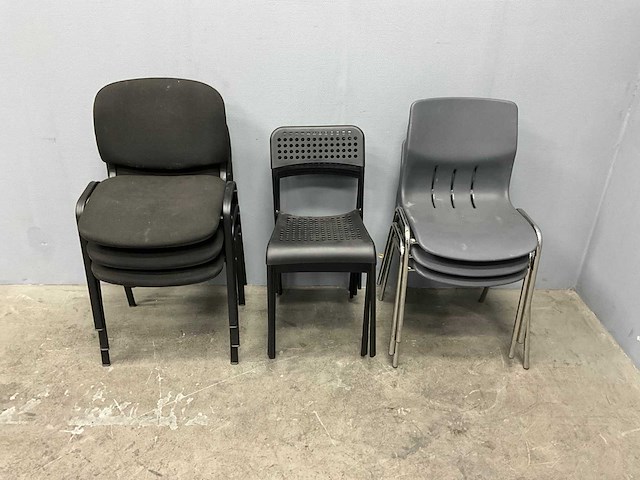 Kantinestoelen (10x) - afbeelding 1 van  5