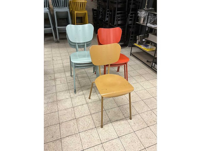 Kantinestoelen (6x) - afbeelding 2 van  5