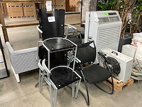 Kantinestoelen, kapstok (6x) - afbeelding 1 van  1