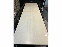 Kantinetafel (2x) met 10 stoelen - afbeelding 3 van  4