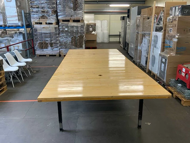 Kantinetafel 386x173x83 cm - afbeelding 1 van  9