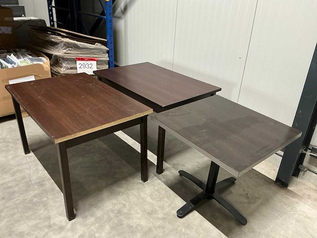 Kantinetafel (3x) - afbeelding 1 van  1