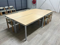 Kantinetafel (4x) - afbeelding 1 van  4