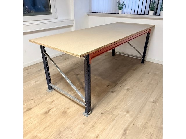 Kantinetafel + 6 stoelen, gedemonteerd - afbeelding 5 van  6