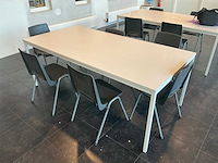 Kantinetafel en -stoelen (4x) - afbeelding 3 van  5