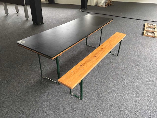 Kantinetafel en bank - afbeelding 1 van  9