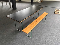 Kantinetafel en bank - afbeelding 1 van  9