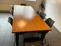Kantinetafel en stoelen - afbeelding 2 van  6