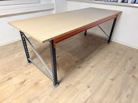 Kantinetafel incl 6 stoelen - afbeelding 3 van  5