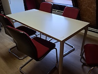 Kantinetafel met 10x stoel - afbeelding 3 van  4
