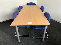 Kantinetafel met 12 stoelen (2x) - afbeelding 2 van  5