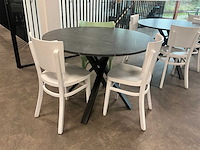 Kantinetafel met 3 stoelen (4x) - afbeelding 1 van  10