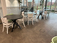 Kantinetafel met 3 stoelen (4x) - afbeelding 10 van  10
