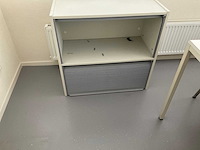 Kantinetafel met 4 stoelen en dossierkastje - afbeelding 4 van  4