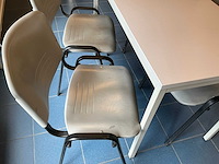 Kantinetafel met 6 stoelen (2x) - afbeelding 3 van  3
