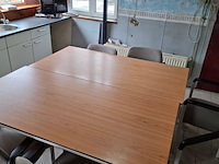 Kantinetafel met 6 stoelen - afbeelding 4 van  4