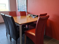 Kantinetafel met 6x stoel - afbeelding 1 van  7
