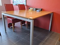 Kantinetafel met 6x stoel - afbeelding 2 van  7